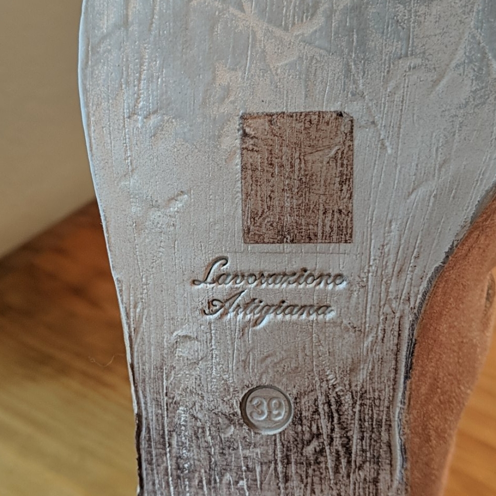 Free people tan booties, never worn - Picture 4 of 6